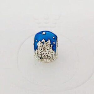 Pandora Disney World Castle Globe Charm Bead